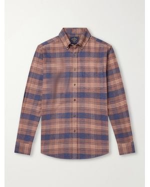 Portuguese Flannel Logia Checked Cotton-Flannel Shirt - Multicolour