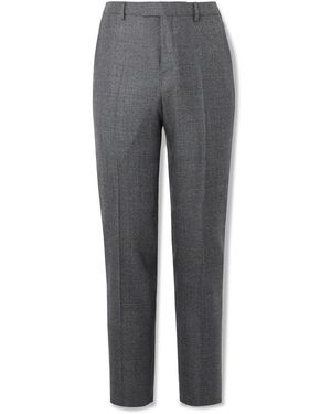 Paul Smith Straight-Leg Prince Of Wales Checked Wool Suit Pants - Gray