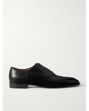 Christian Louboutin Seriox Oxford-Schuhe aus Leder mit Querkappe - Schwarz