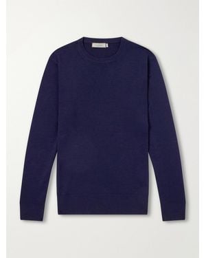 Canali Wool Sweater - Blau