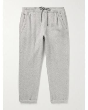 James Perse Cosy Tapered Cotton-Blend Jersey Joggers - Grey