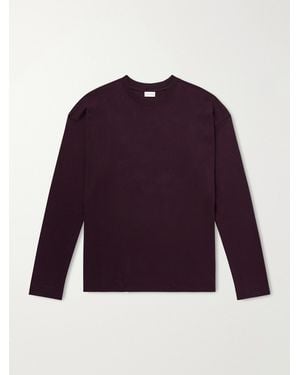 Dries Van Noten Hegland Cotton-Jersey T-Shirt - Purple