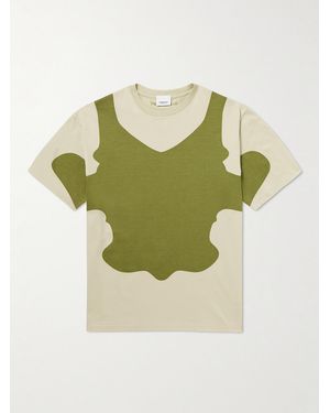 Burberry Printed Cotton-Jersey T-Shirt - Multicolour