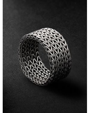 John Hardy Rata Sterling Ring - Black