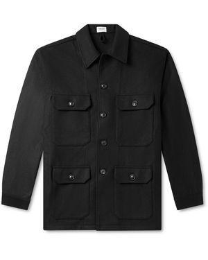 Ghiaia Wool-Flannel Jacket - Black