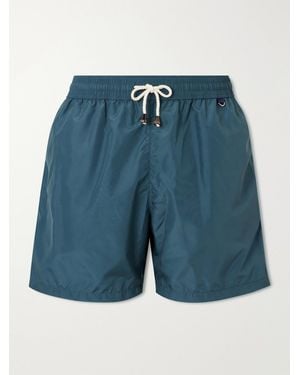 Rubinacci Straight-leg Swim Shorts - Blue