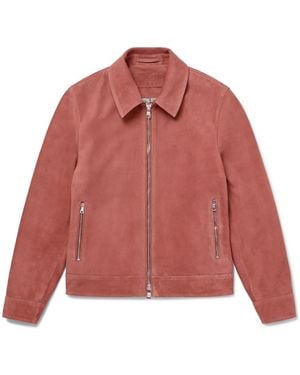 MR P. Suede Jacket - Red