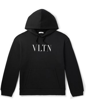 Valentino Garavani Jersey Felpa Chez Hoodie in White for Men