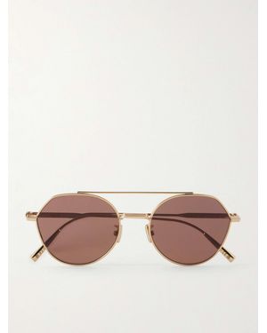 Dior Diorblacksuit R6U Aviator-Style-Tone Sunglasses - Pink