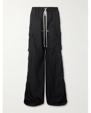 Rick Owens Pantaloni Cargo A Gamba Larga - Nero