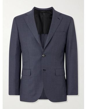 Brioni New Plume Wool Suit Jacket - Blau