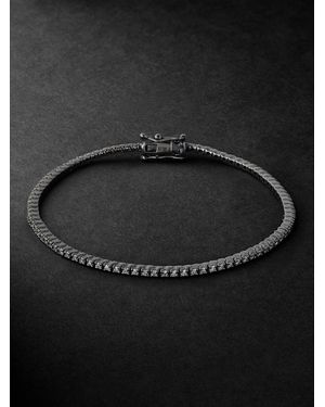 KOLOURS JEWELRY Spectra 14-Karat Blackened Diamond Tennis Bracelet