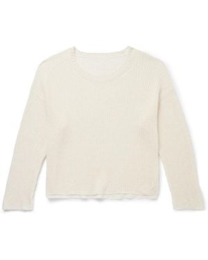 STÒFFA Linen Sweater - White