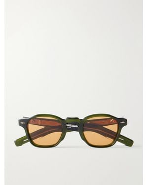 Jacques Marie Mage Zephirin Round-Frame Acetate Sunglasses - Natural