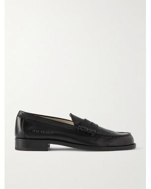 Common Projects Pennyloafers aus Leder - Schwarz