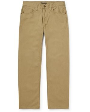 Nudie Jeans Rad Rufus Straight-Leg Organic Jeans - Natural