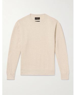Beams Plus Cotton-Jersey Sweatshirt - Natural