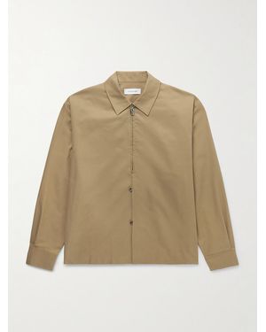 LE17SEPTEMBRE Cotton-Blend Twill Jacket - Natural
