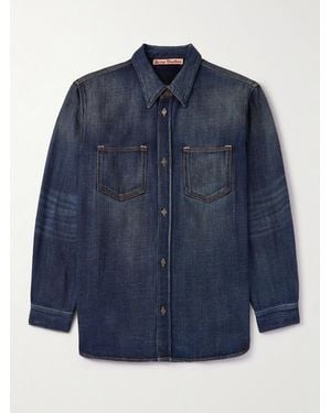 Acne Studios Karto U Yoyogi Oversized Denim Overshirt - Blue