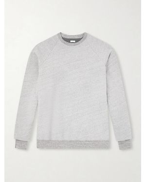 A.PRESSE Reversible Cotton-Jersey Sweatshirt - Grey