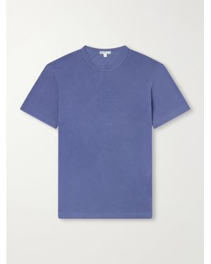James Perse Cotton-Jersey T-Shirt - Blue