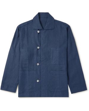 STÒFFA Linen-Twill Jacket - Blue