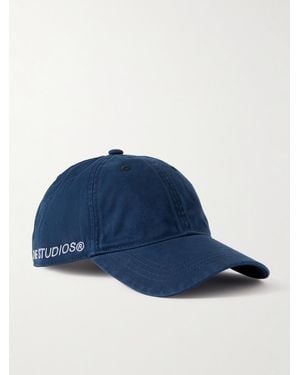 Acne Studios Carliy Embroidered Cotton-Twill Baseball Cap - Blue