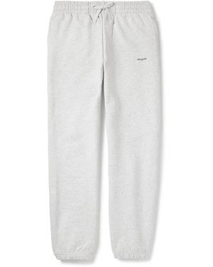 Aimé Leon Dore Straight-Leg Logo-Print Cotton-Jersey Sweatpants - White