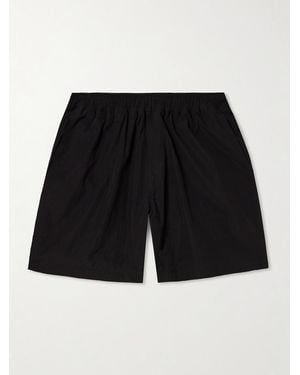 SSAM Wide-Leg Tech-Shell Shorts - Nero