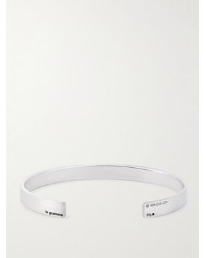 Le Gramme 21g Recycled Sterling Silver Bracelet - Natural
