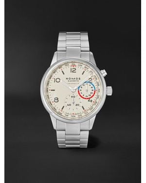 Nomos Club Sport Neomatik Worldtimer Automatic Chronograph Stainless Steel Watch, Ref. 792 - Black