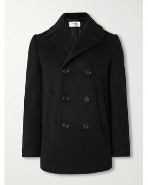 Celine Slim-Fit Double-Breasted Cashmere Coat - Schwarz