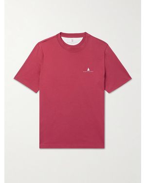Brunello Cucinelli T-Shirt Slim-Fit - Rosa