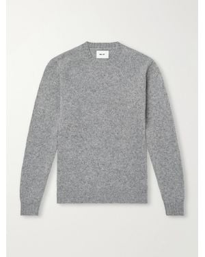 NN07 Lee 6598 Merino Wool-Blend Sweater - Grau