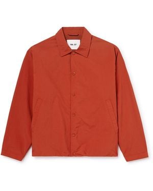NN07 Fenton 80039 Recycled-Shell Jacket - Red