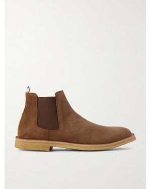 Officine Creative History 004 Suede Chelsea Boots - Brown