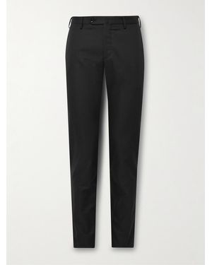 Slowear Slim-Fit Twill Trousers - Black