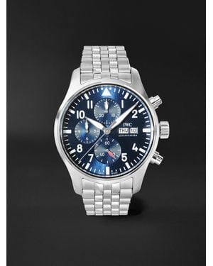 IWC Schaffhausen Pilot's Automatic Chronograph 43Mm Stainless Steel Watch, Ref. No. Iw378004 - Black