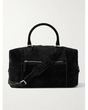 Officine Creative Jules 002 Suede Weekend Bag - Black