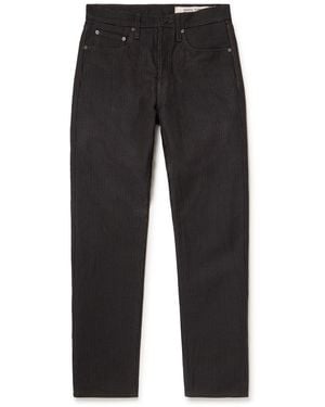 Kapital Monkey Cisco Straight-Leg Embroidered Century Denim Jeans - Black
