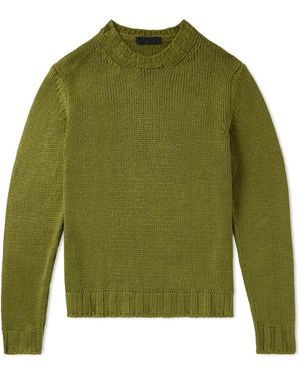 Saman Amel Gio Silk Sweater - Green