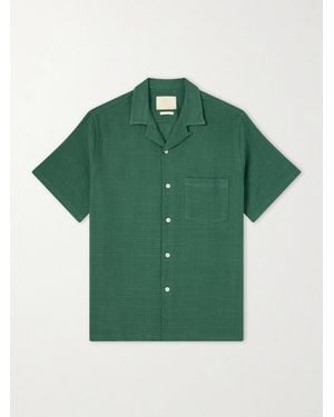 Portuguese Flannel Organic Cotton Shirt - Green