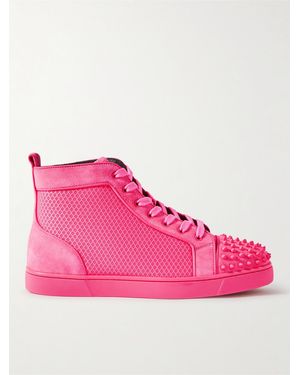 Mens pink louboutins deals