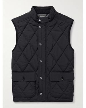 Ralph Lauren Carleton Slim-Fit Quilted Shell Down Gilet - Black