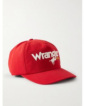 CHERRY LA Wrangler Logo-detailed Nylon Trucker Cap - Red