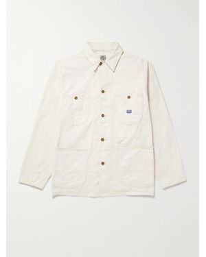 Kapital Rough-face Printed Cotton-twill Overshirt - Natural