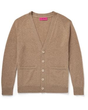 The Elder Statesman Cashmere Cardigan - Natural