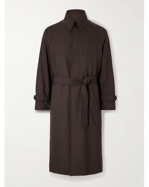 STÒFFA Wool-Canvas Coat - Nero