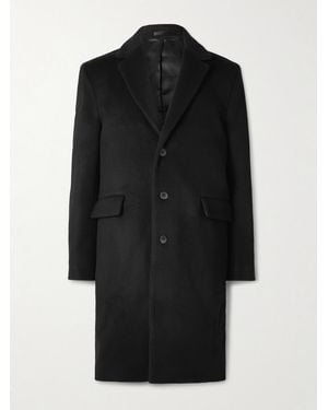 MR P. Wool And Cashmere-Blend Coat - Black