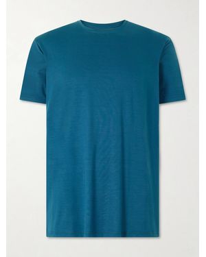 Derek Rose Basel Stretch-Jersey T-Shirt - Blue